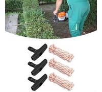 Recoil Starter Rope and Handle Kit for Small Engines, Includes 3 Plastic Handles and 10 Meter Ropes Suitable for Chainsaws and Lawn Mowers (3mm)