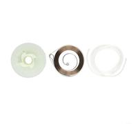 Recoil Starter Spring And Pull Rope Set For 45Cc 52Cc Chainsaw 4500 5200 Replacement With 1M Cord And Rotor Pulley For Garden Power Tool Maintenance