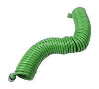 Recoil-Type Garden Hose for Courtyard Use with Plastic End Fittings Suitable for Common Faucet Sizes (15M)