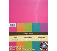 Recollections Cardstock Paper, Brights 8.5 X 11 by Recollections