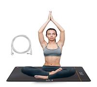 Grounding Mat,35.4x23.6 inches,Reconnect to The Earth EMF Recovery,for Foot Therapy, Universal Grounding Sleep Mat, Grounding Yoga Mat,Improve Energy,Sleep Assist and Helps with Anxiety BLACK