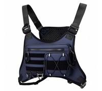 Recons Kits Bag Tacticals Chest Pack Molles Vest Bags Front Pouches Multipurpose Daypack Concealed Carry Outdoor Molles Utility Vest Bag with Front for Running Activities