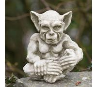 Reconstituted Stone Sprite A Statue | Vintage Gargoyle Gremlin Garden Ornament