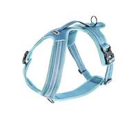 Record - Action Alps Dog Harness - Blue - Size M - Material: Nylon Braided with Reflective Bands 3M ScotchLite - Circumference 60-72 cm