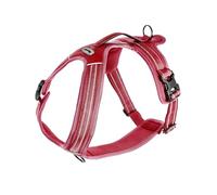 Record - Action Alps Dog Harness - Red - Size S - Material: Nylon Braided with Reflective Bands 3M ScotchLite - Circumference 48-57 cm
