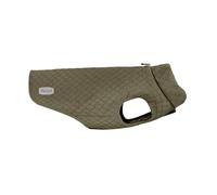 Record - Brandy Dog Raincoat with Velcro Closure and Adjustable Elastic Bands for Paws. Warm and Comfortable Winter Dog Coat | Dark Green, XS, Back Length 30 cm