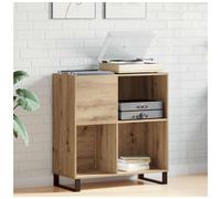 Record Cabinet Artisan Oak 84.5 x 38 x 89 cm Brown Engineered Wood