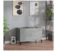 Vidaxl Record Cabinet Concrete Grey 74.5X38X48 Cm Engineered Wood, Grey