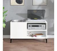 (white, 84.5 x 38 x 48 cm) vidaXL Record Cabinet Office Vinyl Storage Cabinet Sideboard Engineered Wood