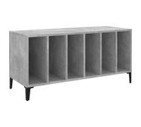Record Cabinet Sideboard Side Concrete Grey Engineered Wood vidaXL
