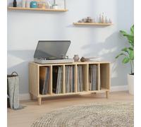 Record Cabinet Sideboard Side Concrete Grey Engineered Wood vidaXL