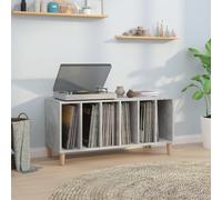 Record Cabinet Sideboard Side Concrete Grey Engineered Wood vidaXL