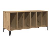 Record Cabinet Sideboard Storage Artisan Oak Engineered Wood vidaXL