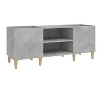 Record Cabinet Storage Sideboard Concrete Grey Engineered Wood vidaXL