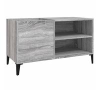 Record Cabinet Storage Sideboard Grey Sonoma Engineered Wood vidaXL