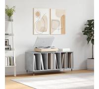 vidaXL Record Cabinet Concrete Grey 100x38x48 cm Engineered Wood