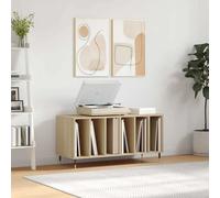 vidaXL Record Cabinet Sonoma Oak 100x38x48 cm Engineered Wood