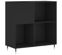 (concrete grey) vidaXL Record Cabinet Record Storage Cabinet Sideboard White Engineered Wood
