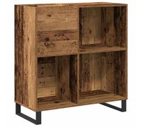 Record Cabinet Vinyl Record Storage Sideboard Cabinet Engineered Wood vidaXL