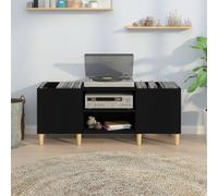 Record Cabinet Vinyl Record Storage Sideboard Cabinet Engineered Wood vidaXL