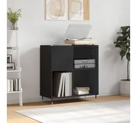 Record Cabinet Vinyl Record Storage Sideboard Cabinet Engineered Wood vidaXL