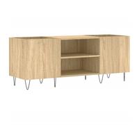 Record Cabinet Vinyl Record Storage Sideboard Cabinet Engineered Wood vidaXL