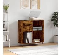 Record Cabinet Vinyl Record Storage Sideboard Cabinet Engineered Wood vidaXL