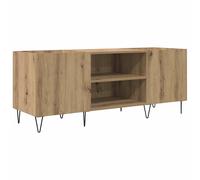 Record Cabinet Vinyl Record Storage Sideboard Cabinet Engineered Wood vidaXL