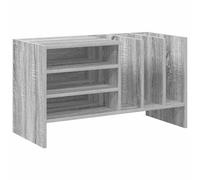 Record Cabinet with Shelf with Storage Engineered Wood Home Media Decor vidaXL