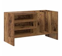 Record Cabinet with Shelf with Storage Engineered Wood Home Media Decor vidaXL