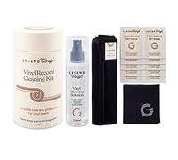 Record Cleaner | 13 Pieces | Vinyl Record Cleaner Kit | 200ml Cleaning fluid | 2 Microfibre Cloths | 10 x Wet and Dry Wipes | Ultimate Vinyl Records Collection Kit for Enthusiasts