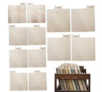 Record Dividers - Alphabet Record Separator, Letters Records Separator, Wooden Recordd Organizers, Library Shelf Divider | 12 Pieces Lp Alphabetical Divider for Bookshelf Album Book Records Folder