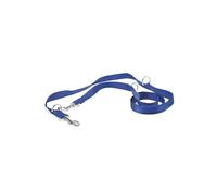 Record - Dog Training Lead - Made of Nylon - Equipped with Metal Carabiner - Very Durable - Blue - Size L - 2.2 cm - Length 200 cm