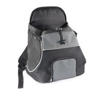 Record - Foldable Carrier for Dogs, Cats and Small Animals. Space-saving backpack with adjustable straps, internal leash, extra comfort strap and padded bottom | 29 x 23 x 38h cm