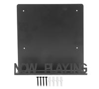 Record Holder Storage Display Shelf, Wall Mount Record Organizer Stand, Metal Iron Record Shelf for Full Album Art View, Holds 10-15 Records, Easy Install with Screws for Home