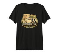 Record Hunt Calm Trail Route Compass Premium T-Shirt