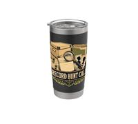 Record Hunt Calm Trail Route Compass Stainless Steel Insulated Tumbler
