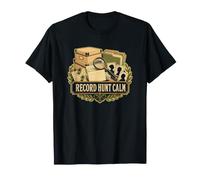 Record Hunt Calm Trail Route Compass T-Shirt