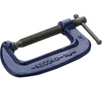 Record Irwin 1192 Medium-Duty Forged G Clamp, Blue, 46 Mm
