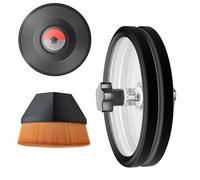 Record Label Saver | Cleaning Brush Clamp for Record | Album Label Protector for Studio Apartment Shop Music Lover Home