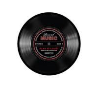 Record Music Single Vinyl Design Play It Loud! Mouse Mat Mouse Mat Rock Design Pad Rockstar Mat