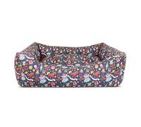 Record - Nutcracker Dog Bed in Polycotton with Nutcracker Characters Design, Soft and Cosy | M - 70 x 55 x 20 cm