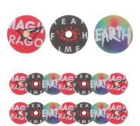 Record Player 24pcs Car Aromatherapy Refill Pads for Air Vents | PE Refill Discs, Tool Free Install for Daily Commute, Creative Turntable Look for Vehicle Interior