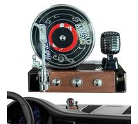 Record Player Air Freshener Car | Car Air Freshener , Uniform Aromatherapy Distribution, Solar Powered Creative Retro Aromatherapy Decoration for Use of Automobiles