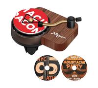 Record Player Car Air Freshener - Aromatherapy Vent Clips | Car Fragrance Diffuser, Retro Air Freshener | With Refill Tablets for Home, Decoration, Relaxation
