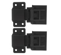 Record Player Cover Hinge Pair for Turntable Lid Replacement Black | Audio Turntable Parts, Vinyl Parts, Dustcover Hinge Set, Home Audio Hinges for Stable Lid Support