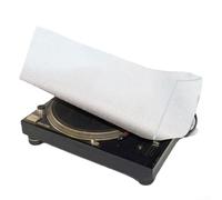 Record Player Dust Cover with Effective UV Protection and Water Resistant Design for Increased Longevity (Silver)