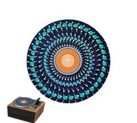 Record Player Mat - 12 Inch Slipmat Optical Illusion - Zoetrope Record Mat,for DJs Turntablists Collectors Audiophiles Enthusiasts Producers Engineers Home Studios Clubs Festivals Events