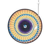 Record Player Mat | 12Inch Optical Illusion Pad,Animated Visual Record Player Pad for Dj,for Family Friends Dj Music Lovers Art Display Musical Listening