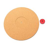Record Player Mat Replacement 12inch Cork Turntable Anti-Static Slipmat Universal Slip Durable Cork Platter